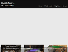 Tablet Screenshot of hubblesports.co.uk